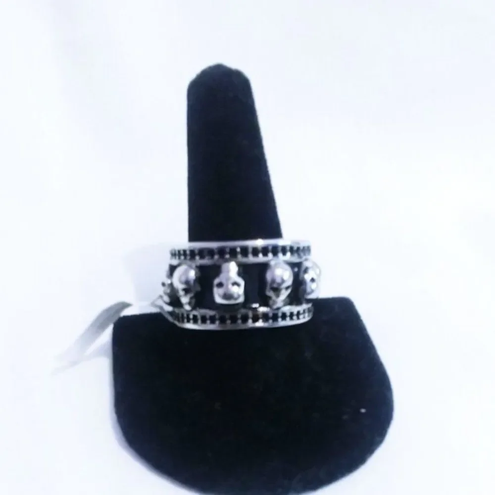 Skull Head Stainless Steel Ring Size 12